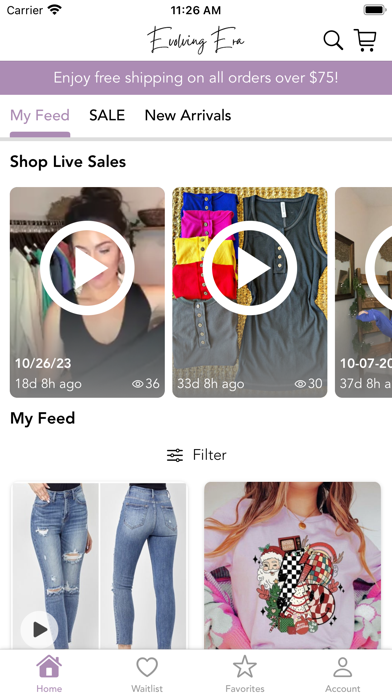Evolving Era Boutique Screenshot