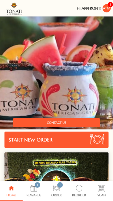 TONATI Mexican Grill Screenshot