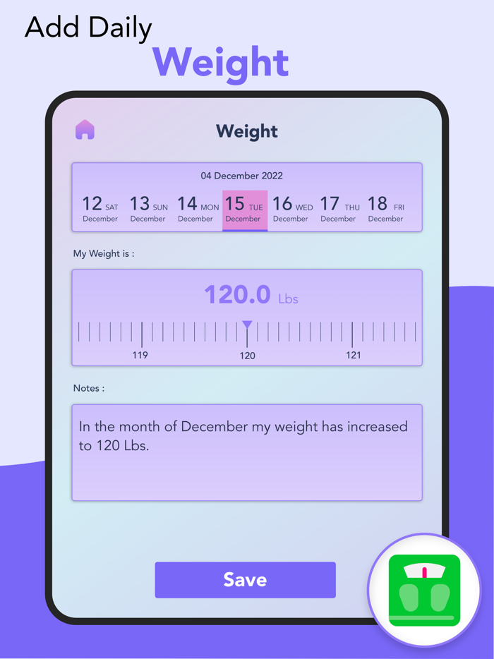 Weight Loss Tracker Weightfit