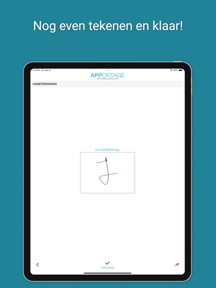 Apportage formulieren