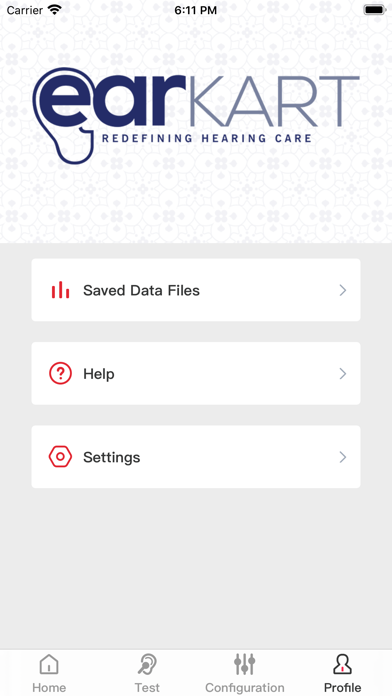 Earkart Hearing Screenshot