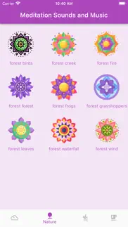 meditation sounds and music iphone screenshot 2