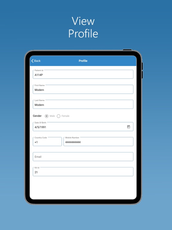 GeeseMedRPM iPad screenshot 5 - Medical app