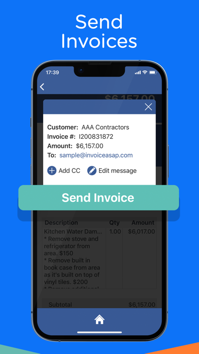 Invoice ASAP: Mobile Invoicing Screenshot
