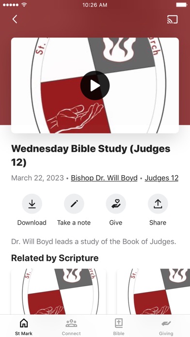 St. Mark MB Church Screenshot