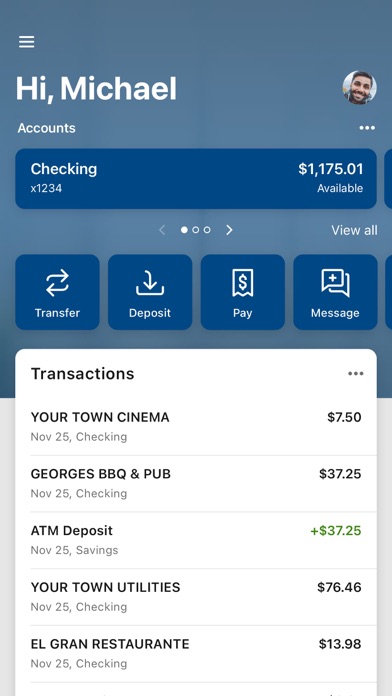 Mid American Credit Union Screenshot