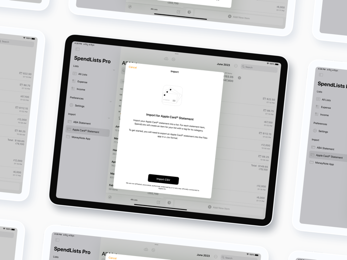 SpendLists - Budget Tracker