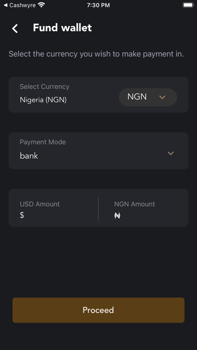 Cashwyre Screenshot