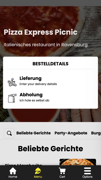 Pizza Express Picnic