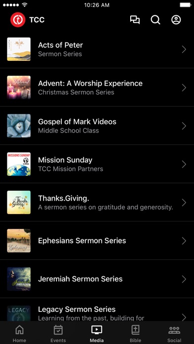 Tonganoxie Christian Church Screenshot