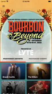 bourbon & beyond iphone screenshot 1