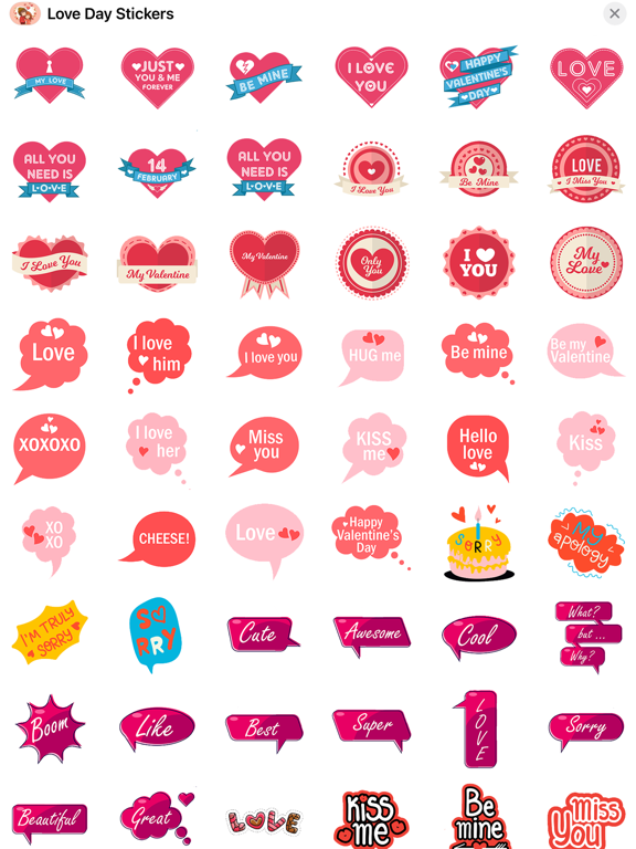 Screenshot #5 pour Happy Love Day Stickers