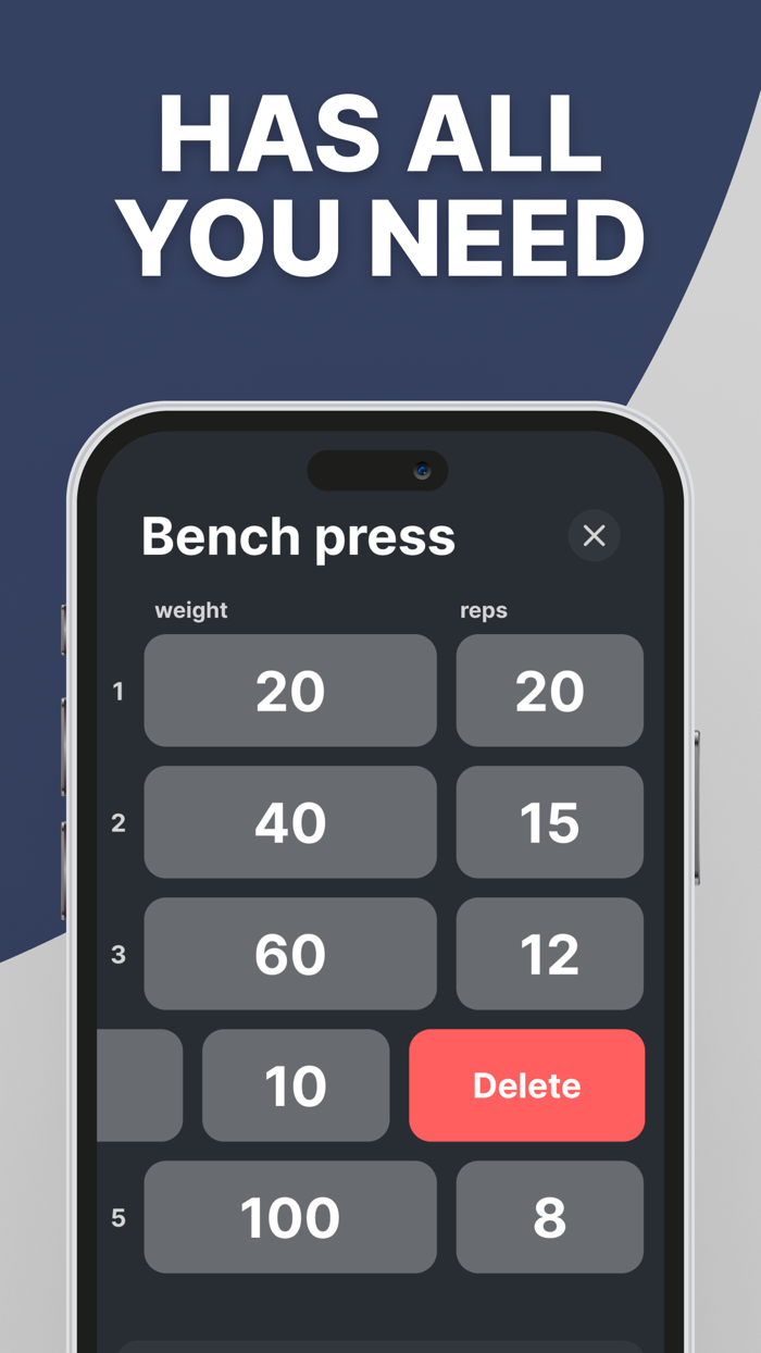 Gym Tracker simple workout log