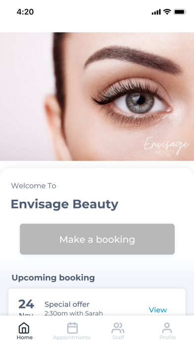 Envisage Beauty Screenshot