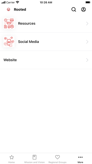 Rooted Ministries Inc Screenshot