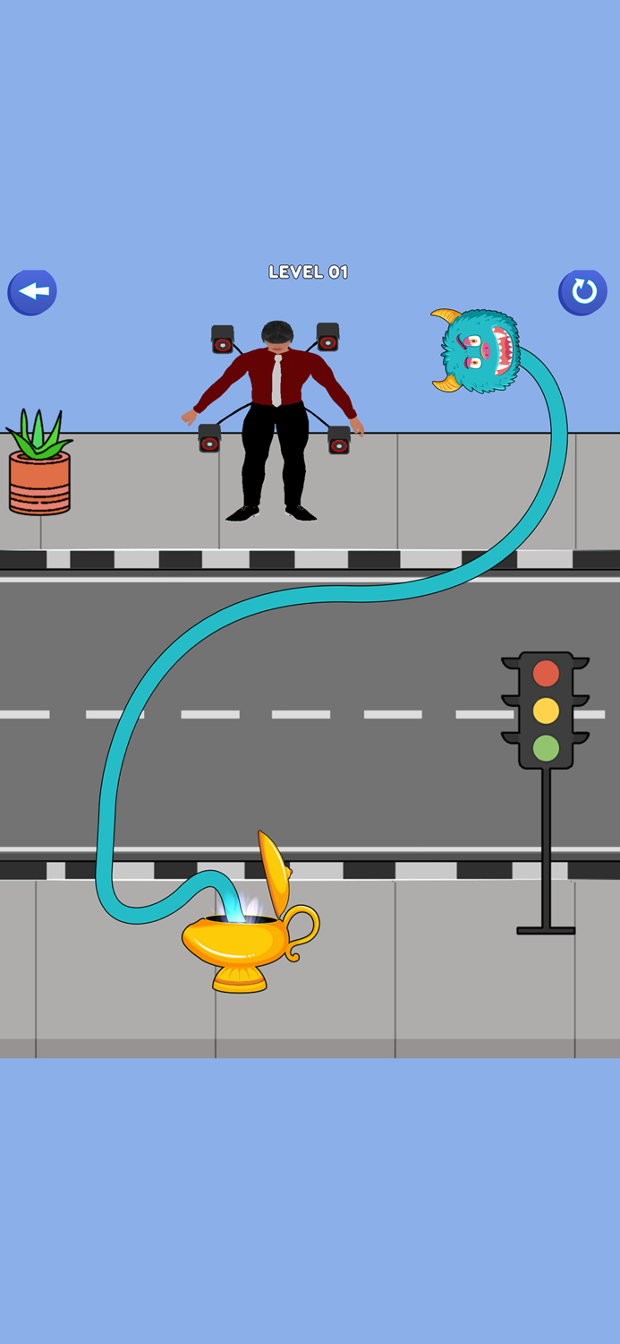 Lamp Monster - Robot Hunter