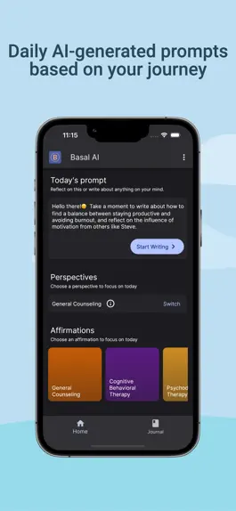 Game screenshot Basal - AI Personal Journaling mod apk