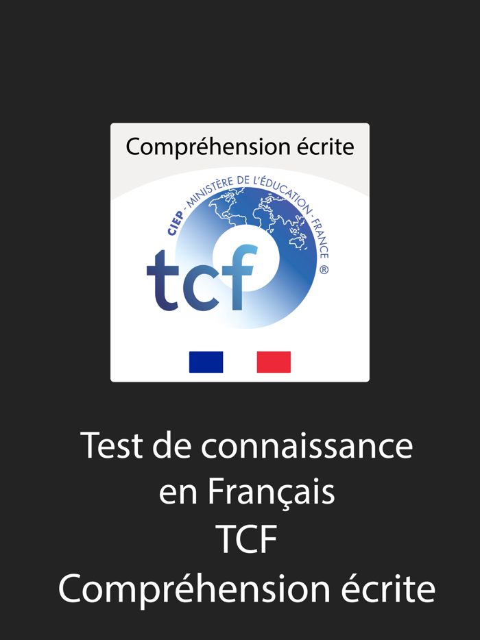 TCF - Compréhension écrite