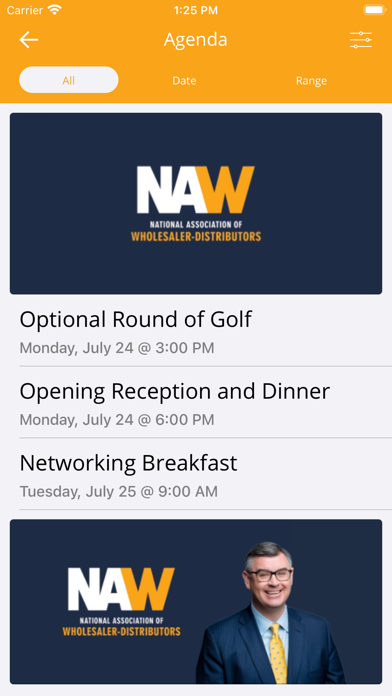 NAW Distributors Screenshot