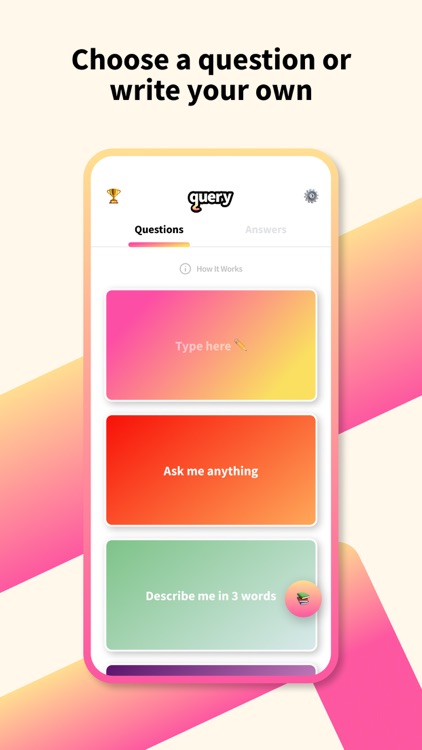 query • Anonymous Q&A App