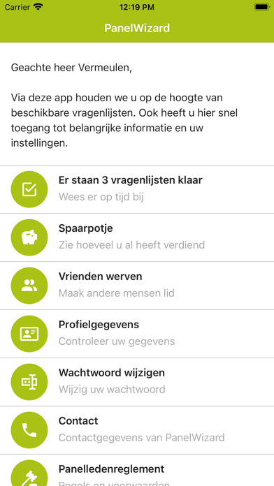 PanelWizard Screenshot