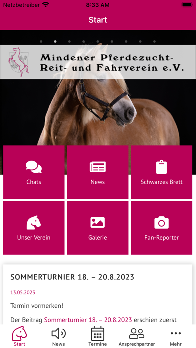 Mindener Reitverein Screenshot