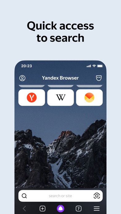 Screenshot #1 pour Yandex Browser