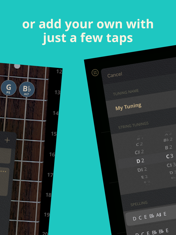 Alt Tunings - Guitar Chords iPad screenshot 8 - Music app