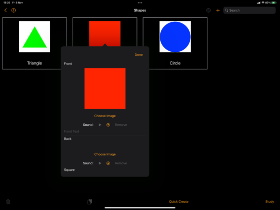 Screenshot #5 pour StudyCards +