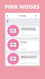 pink noises app iphone screenshot 1