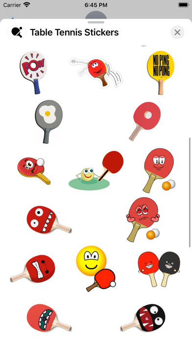 Screenshot #2 pour Table Tennis Stickers