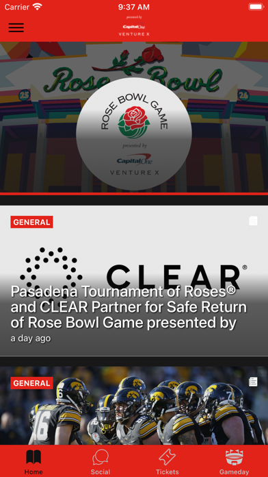 Rose Bowl Game Screenshot