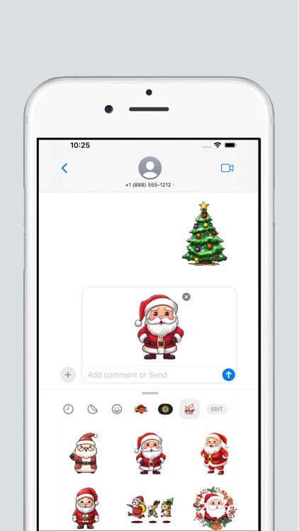 The Santa Claus Stickers