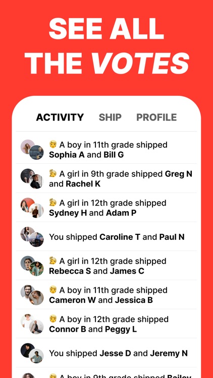 Ship - see who likes you