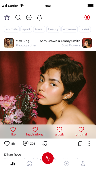 LiveStage iPhone screenshot 2 - Social Networking app