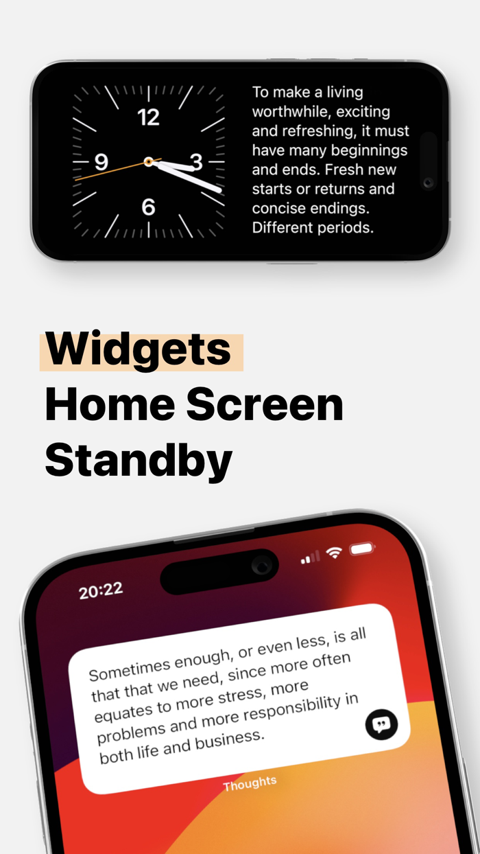 Thoughts - Inspiration Manager
