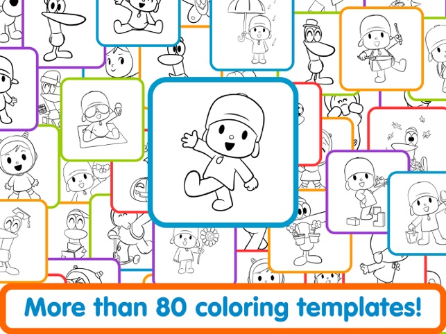 Pocoyo coloring pages printable games