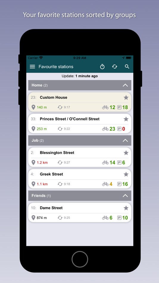 #2. Dublin Bikes App (iOS) 由: Sergi Palomares Redon