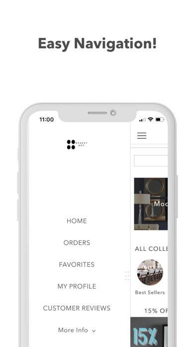 Modern Home Decor - Modest Hut Screenshot