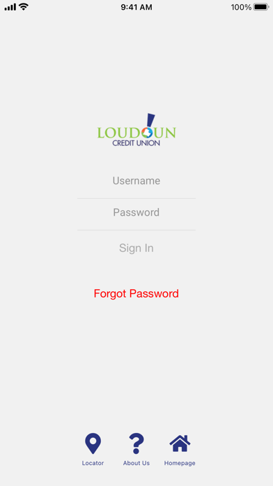 Loudoun Credit Union Screenshot