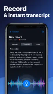 ai voice notes record, summary iphone screenshot 2