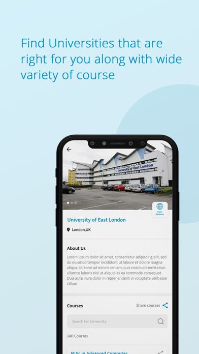 Vidya Portal- Study Abroad App Screenshot