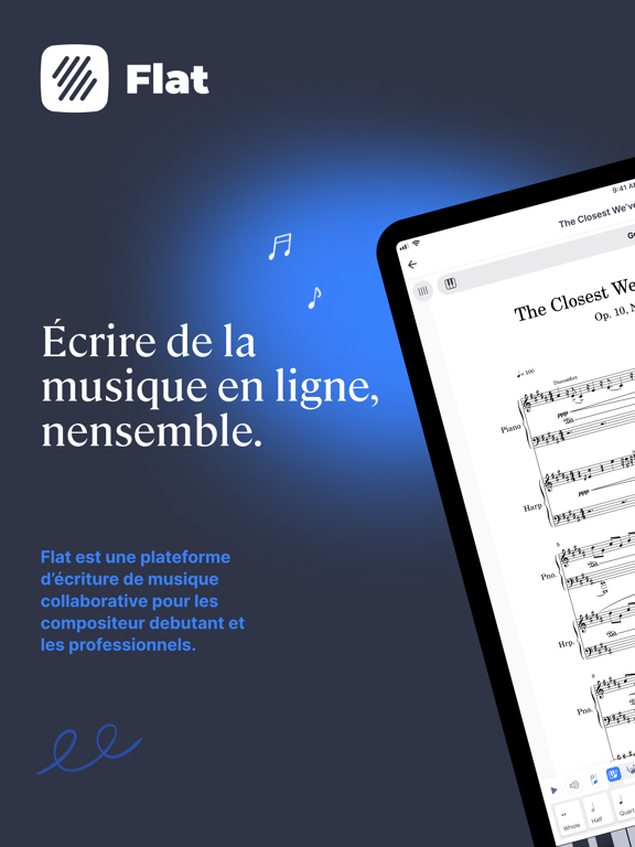 Screenshot #4 pour Flat: Music Score & Tab Editor