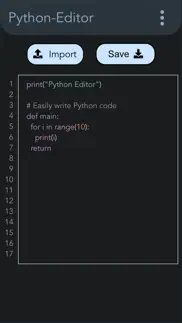 pro python editor iphone screenshot 1