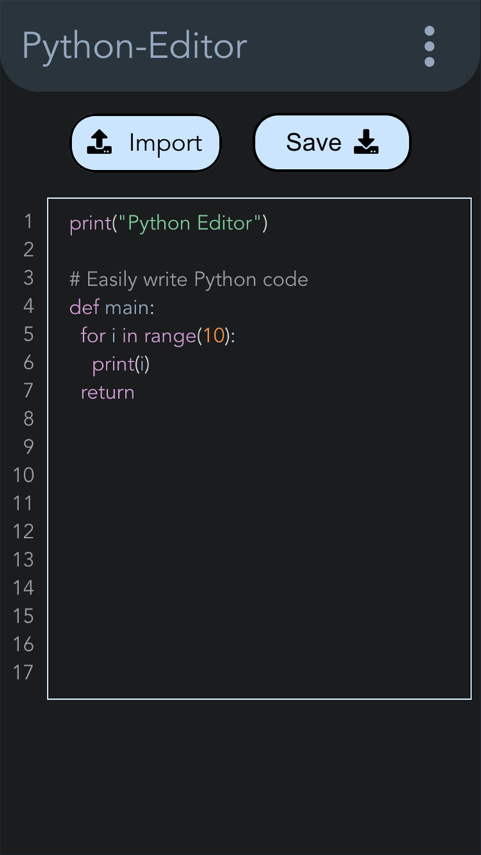 Pro Python Editor