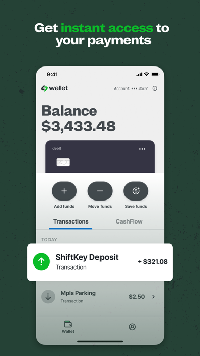 ShiftKey Wallet Screenshot