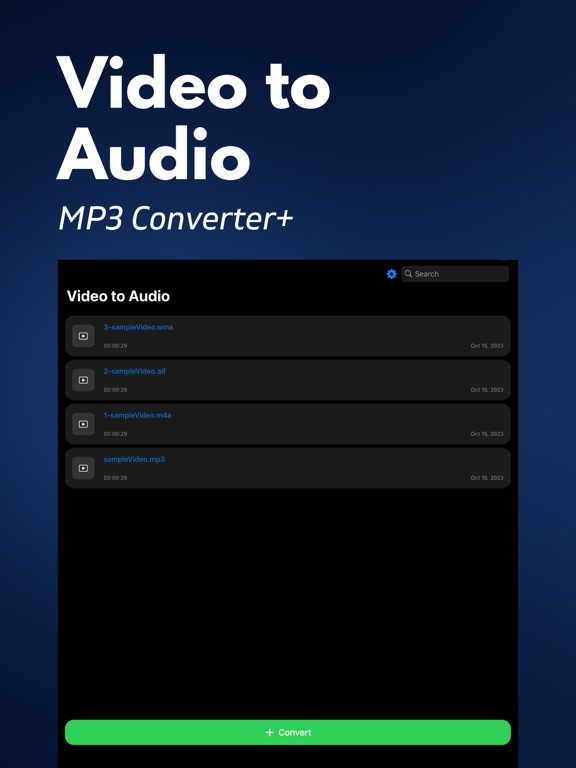 ビデオからオーディオへ: MP3 コンバータのおすすめ画像1