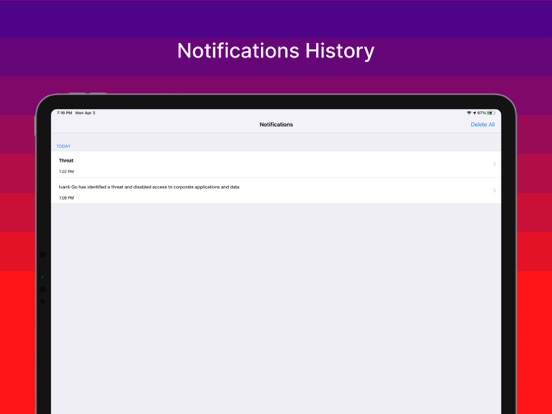Ivanti Go iPad app afbeelding 2