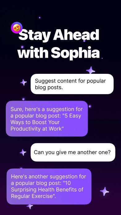 Sophia: Virtual AI Assistant screenshot n.1