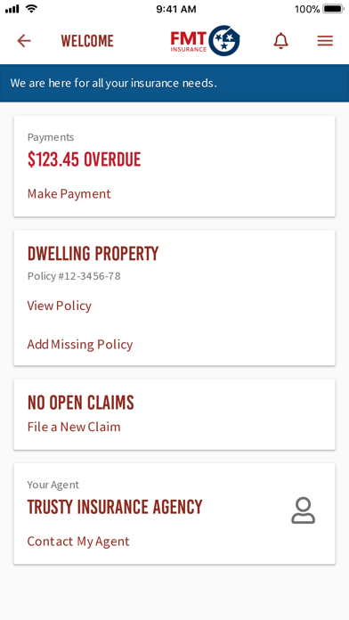 FMT Insurance Screenshot